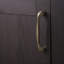 Poignée à poignée Twist Collection - 5-1 / 16 po Poignée d'armoire encastrée nickel doré - Quincaillerie transitionnelle pour tiroirs et armoires-98154868-116262357