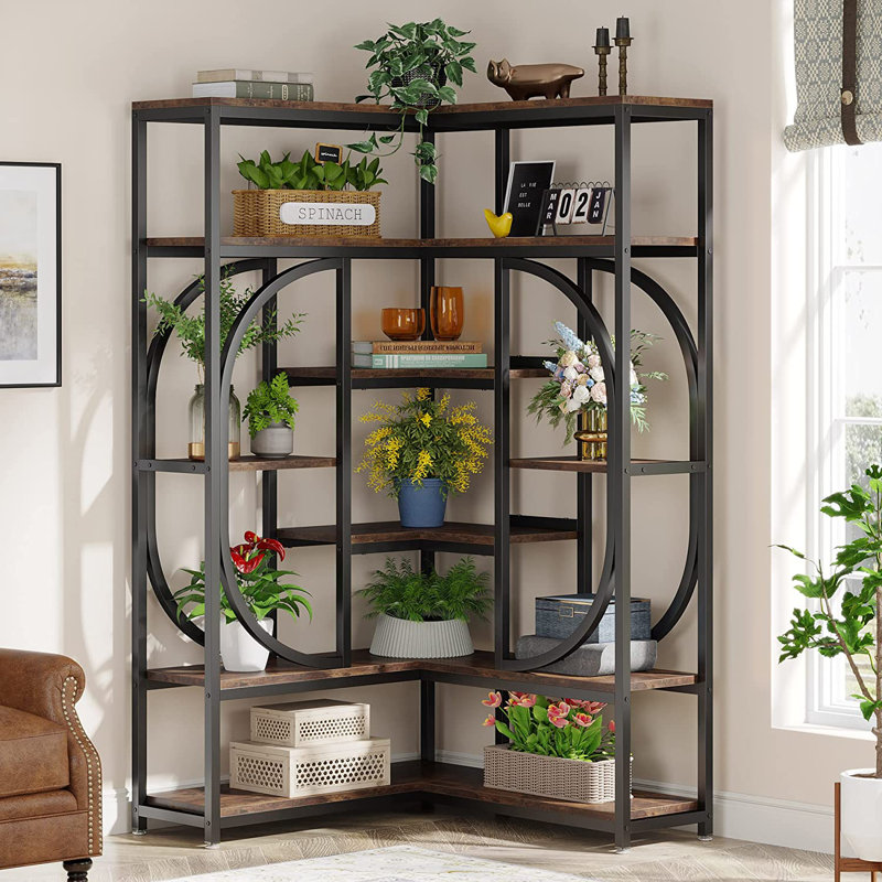 Bibliothèque standard H 69,29 "x l 35,43", Brun