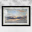 Étude des nuages, coucher de soleil, vers 1821-1822 - John Constable - Estampe encadrée sur mesure-402465153-402465164-402465269