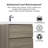 24" Floating Single Bathroom Vanity Wall-Mounted with Integrated Resin Top Basin, 2 Soft Close Drawers, Full Assembly-371137295-395725167