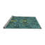 Tapis 100% à motifs lavables à la machine 2989 Pat124-LBLU-67713214