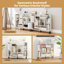 Open Bookshelf Modern Geometric Bookcase-1365791274