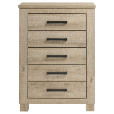 Commode de chambre 5 tiroirs Sansome