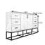 Buffet en bois massif de style industriel