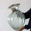 Vases de table en verre vert en forme de trompette-1664326448-1664326451