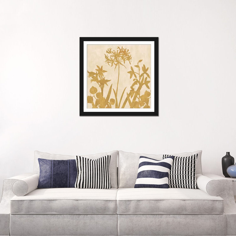 « i », impression sur toile Reflections, Papier d'art encadré noir, Blanc, H 24 po x l 24 po x P 1 po