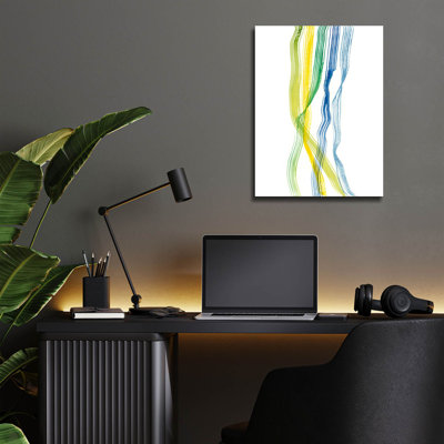 «Ribboned 1» par Alicia Ludwig, art mural en verre acrylique