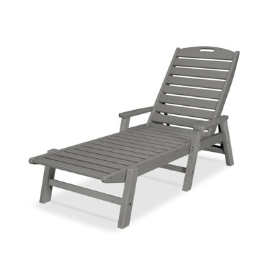 Nautical Chaise Lounge with Arms