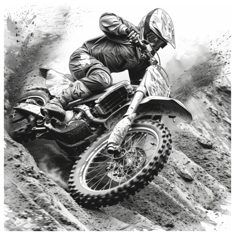 Rideaux de fenêtre Motocross, 50 po x 80 po - 1 panneau, Blocage
