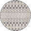 Tapis de couloir contemporain de couleur beige et gris Britnie-945484482