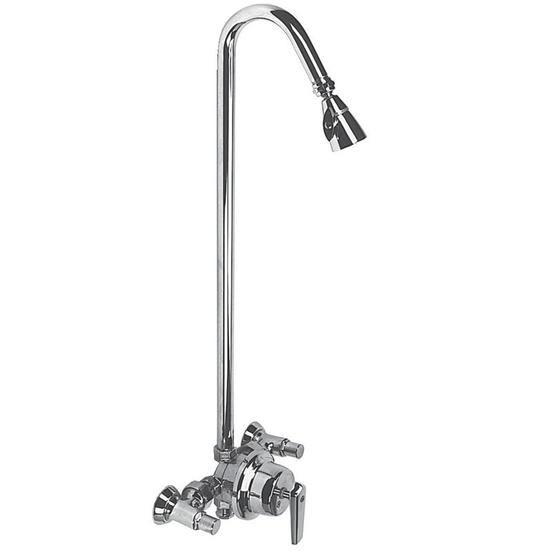 Sentinel Mark II Polished Chrome Exposed Shower System with Brass Handle