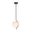 Luminaire suspendu sphérique courbé avec verre de jade blanc-1307503865