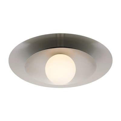 Sherrer 1-Light Ceiling Light in Polished Chrome
