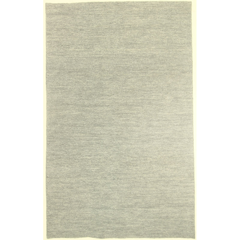 Tapis gris tissé à plat à la main 5 pi 2 po x 8 pi 2 po Garabed, Rectangle 5 pi 2 po x 8 pi 2 po