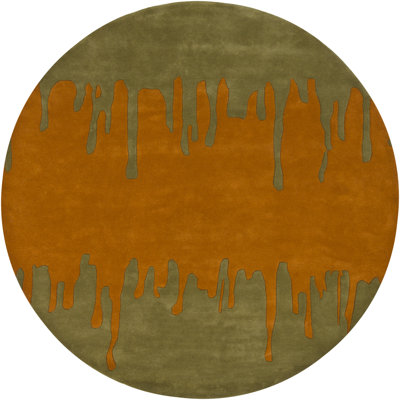 Wool Abstract Indoor Rug