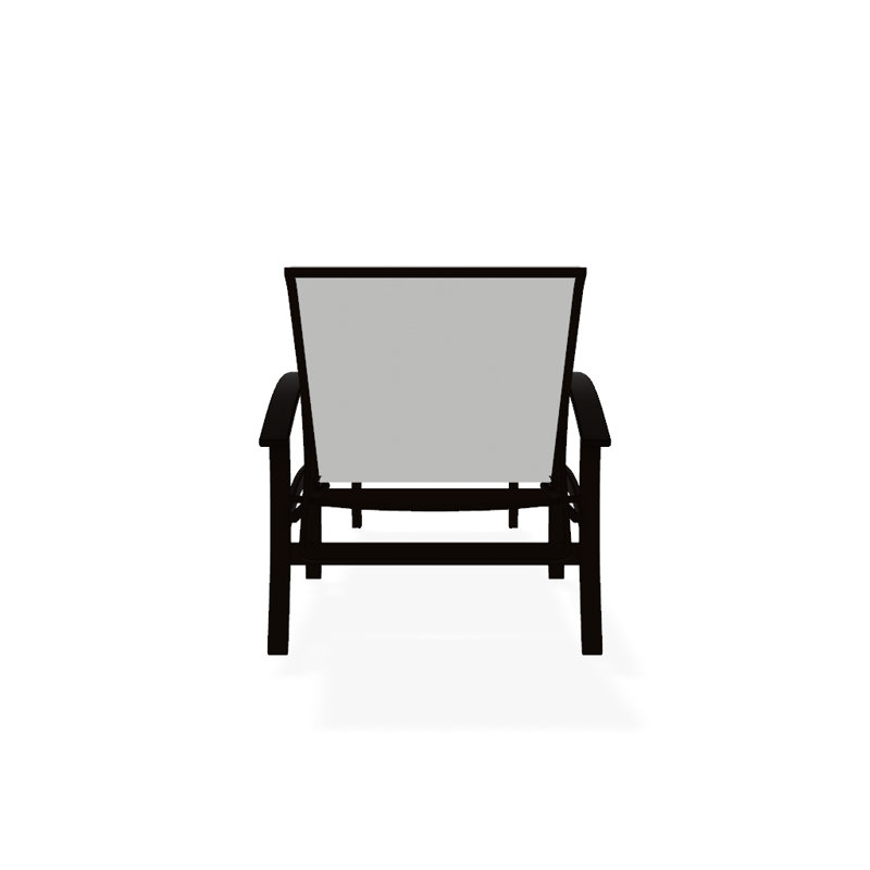 Belle Isle Outdoor Chaise Lounge, White 6D Sunbrella®, Kona P10, Textured Kona