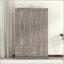 Armoire 3 portes avec 2 tiroirs et rail suspendu-129936398