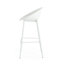 Ensemble de 2 tabourets de bar d'extérieur Gable - Fer blanc et plastique résistant aux intempéries