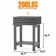 Aliah Outdoor Side Table Adirondack Table Weather Resistant Patio Table Plastic Outdoor End Table