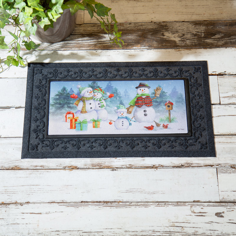 Tapis Snowman Family Sassafras