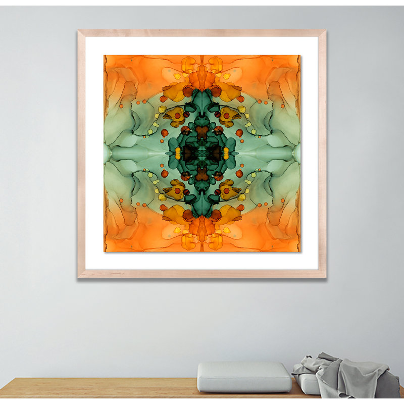 Kaleidoscope 5 Print by Julie Pelaez, Natural, 24" H x 24" W x 1.5" D