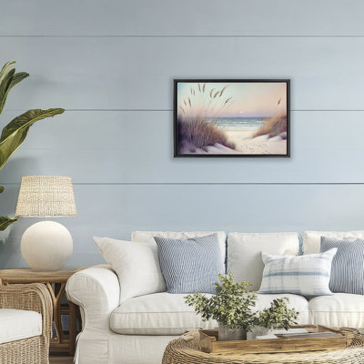 Cadre flottant Euphoria Beach Dunes View, design par Sasha