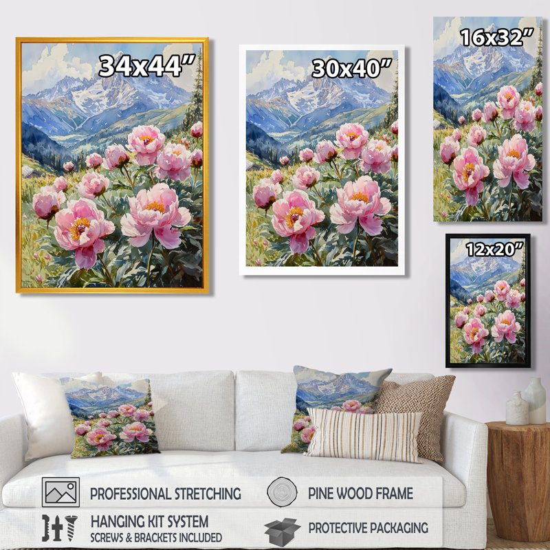 Bastin - décoration murale florale, Noir, H 20 po x l 12 po, Reproduction encadrée d'une seule photo