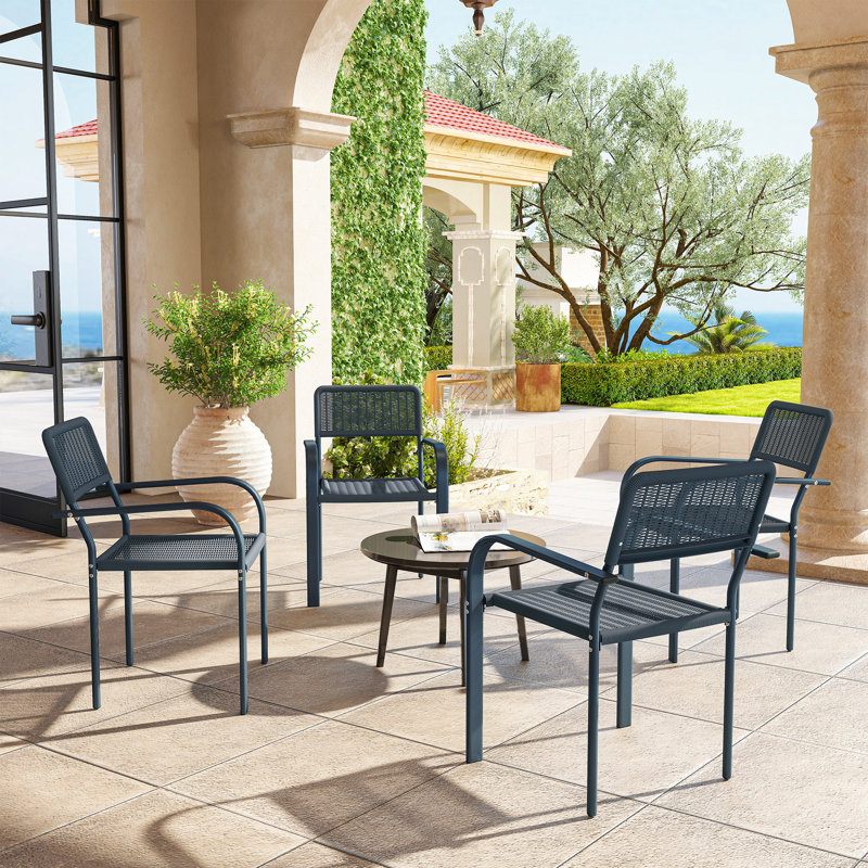 Stacking Patio Dining Armchair