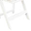 4 chaises pliantes en bois massif - faciles à transporter, rembourrage confortable, bois rembourré beige et blanc, beige / blanc pour divers endroits