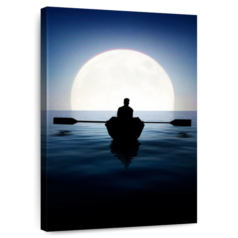 Aletra Moonlight Paddling, 30" H x 20" W