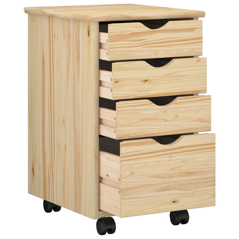 Solid Wood Standard Accent Chest, Brown