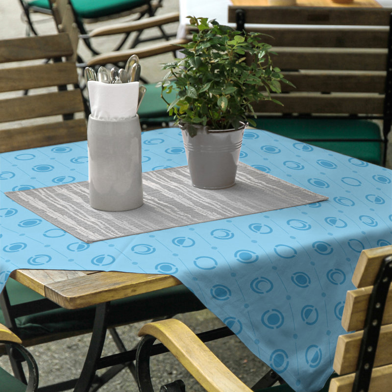 Nappe des phases de lune classiques, Bleu sarcelle / bleu ciel