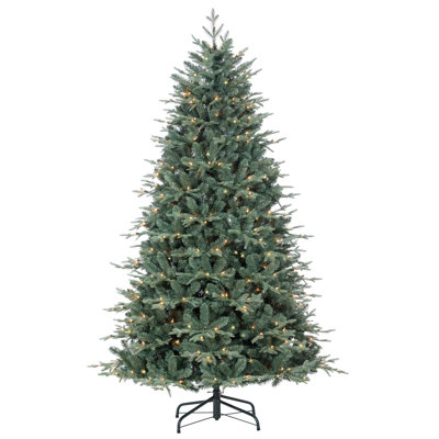 84' Lighted Artificial Spruce Christmas Tree