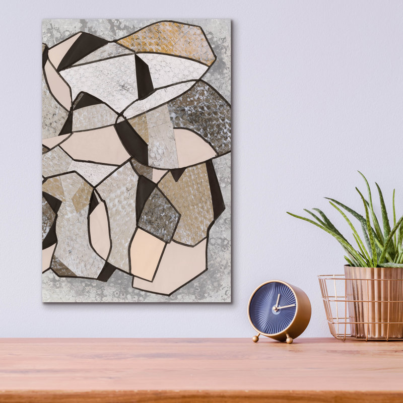 «Navajo Jasper 2» par Coco Good, art mural en verre acrylique, H 16 po x l 12 po x P 0,13 po