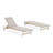 Hargrove Outdoor Patio Aluminum Chaise Lounge, Set Of 2