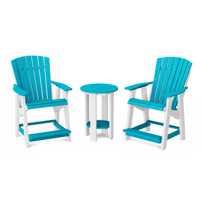 Chaises hautes Adirondack avec table Heritage