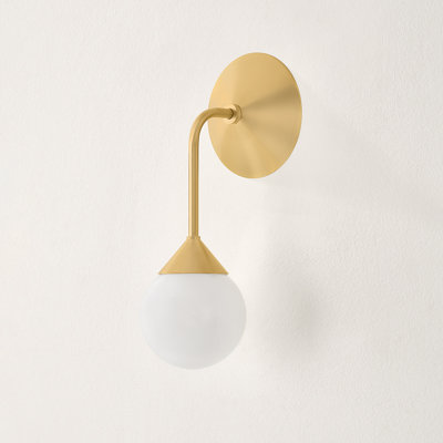 Mitzi Natasha 4.75 inch wide 1 Light Wall Sconce in Aged Brass