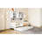 Twin Size Daybed With Trundle And Storage Cabinet, Space Saving Bed - Compact White Built-In Cabinet Shelf Strong Practical-1426076311