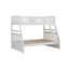 Lit simple simple / simple lit simple en bois d'ingénierie blanc transitionnel