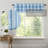  Annie Buffalo Check Cotton Ruffled Window Valance-1990801965-1990801969