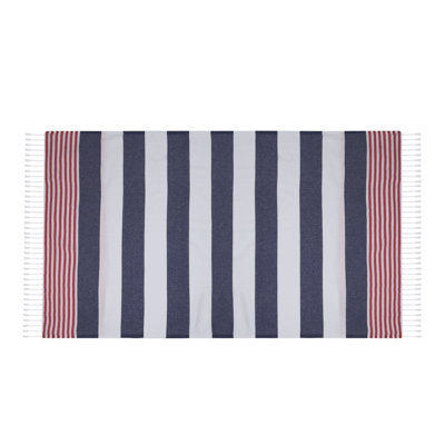 Serviette de plage 100% coton Hallas