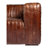 Sofa, Seats 3, Channel-Stitched Top-Grain Leather