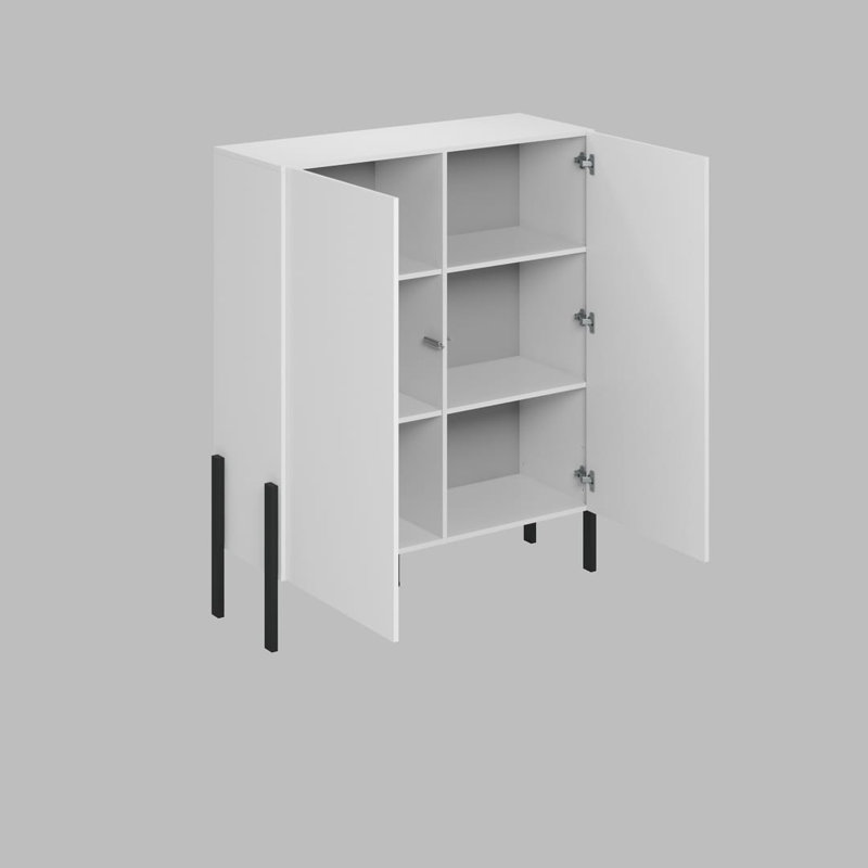 Shantal Highboard Accent Chest, White