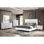 Lit superposé simple argenté sur lit double Long Beach