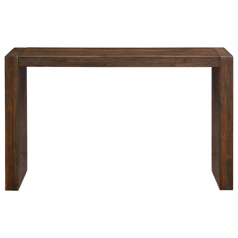 54" Console Table, 32" H x 54" W x 15" D, Brown