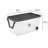 Sterilite Clear Plastic Stacking Storage Containers w/ Lid-98364634-98364635