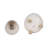 Ereka Stoneware and Ceramic Footed Round Planters with Triple Ball Base Design Set of 2-1852085794