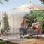 VonHaus Banana Parasol 3M Grey-34157564-34157567