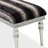 Melrose Plaza Faux Fur Upholstered Bench