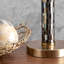 Lampe de table brune